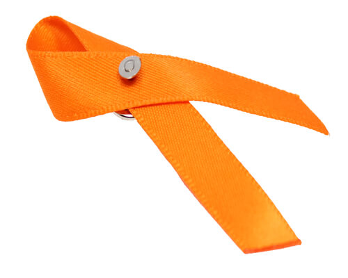 Orange Ribbon Awareness Fabric Lapel Pin Buy 1 Give 1 - Awareness Products  Warehouse