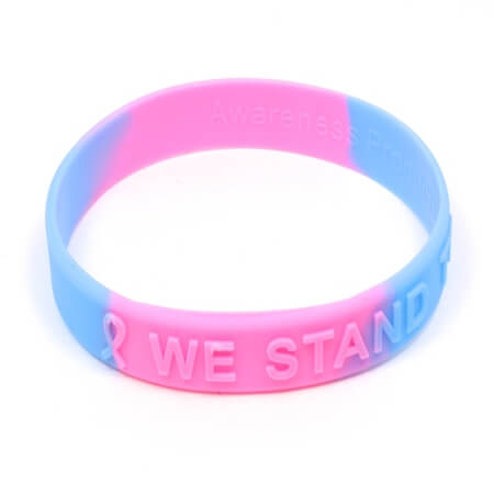 Personalised Silicone Wristbands  PRINTED  Embossed